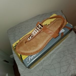 Tan sandals